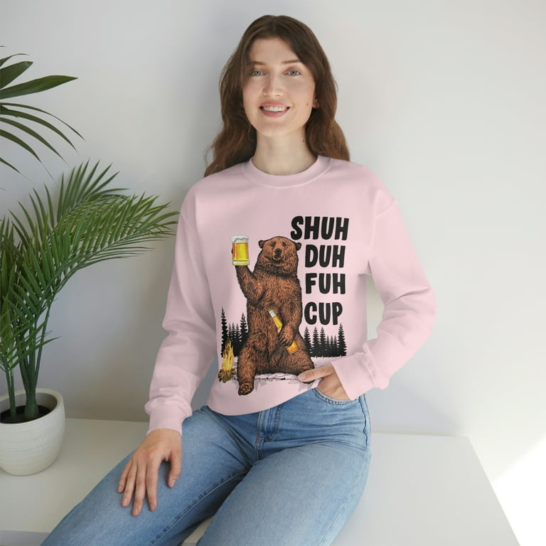 Vintage Funny Bear Drinking Beer Shirt - Shuh Duh Fuh Cup T-Shirt Vintage Funny Bear Drinking Beer Shirt - Shuh Duh Fuh Cup T-Shirt