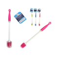 thumbnail image 1 of Familymaid 17572 11.75 in. Silicone Cleaning Brush - Blue, Pink & Green - Pack of 144, 1 of 1