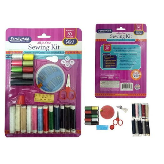 Familymaid 23726 Sewing Kit, 60 Piece per Set - Pack of 96