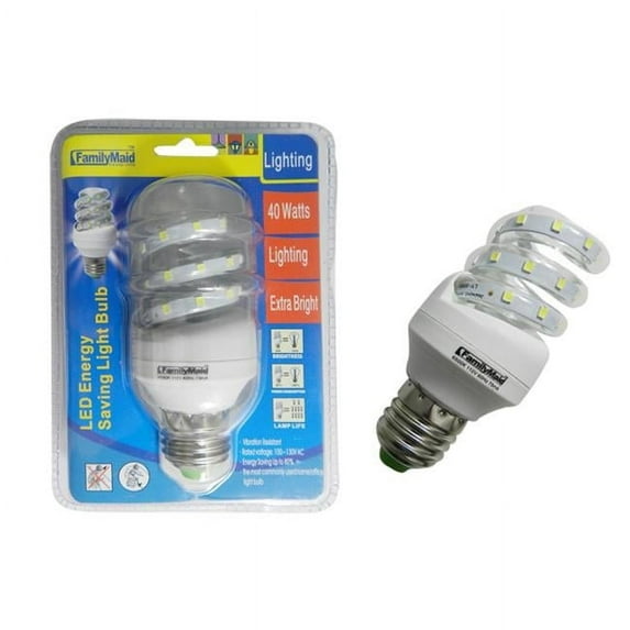 Familymaid 33636 5 watt LED Spiral Lightbulb - Pack of 72