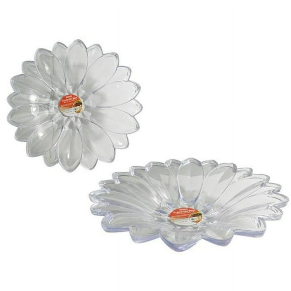 Familymaid 61337 12 in. Dia. x 2.75 in. Clear Crystal Bowl - Pack of 48