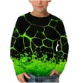 thumbnail image 1 of Familythread Boys Girls Shirts Graphic T-Shirt Neon Clothes Kids Novelty Youth Long Sleeve Tees For 3-14Y, 1 of 4
