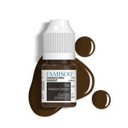 Famisoo Permanent Makeup Pigments 5ml/0.169oz Tattoo Inks for Brows T08 Medium Brown
