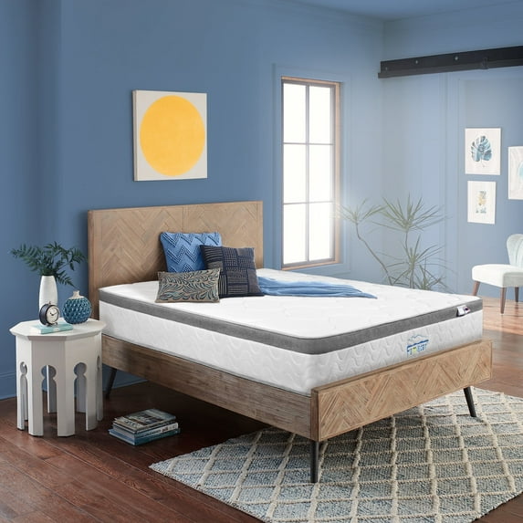 11 Inch Memory Foam and Innerspring Hybrid Mattress, Ergonomic Design with Breathable Foam and Pocket Spring/Medium Plush Feel-Multiple Sizes-Queen