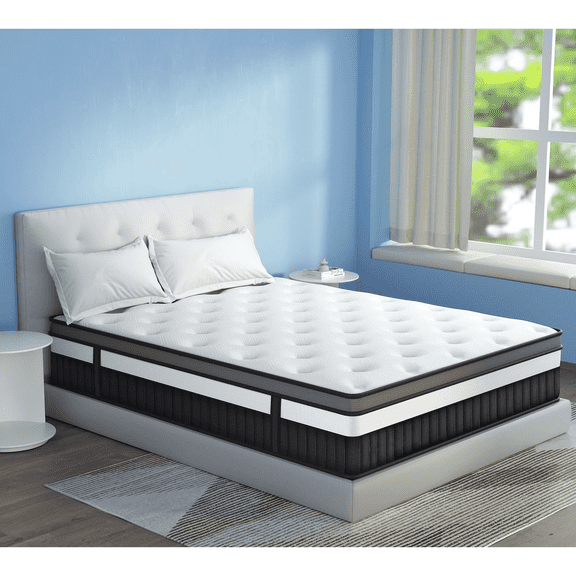 14 inch Memory Foam Mattress, Queen Size Mattress in a Box, Medium Firm