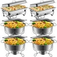 thumbnail image 1 of Famistar 6 Pack Chafing Dish Buffet Set, chafers and buffet warmers sets, 1 of 9