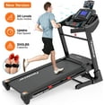 Famistar Clearance Folding Treadmill for Home with 20 Levels Auto