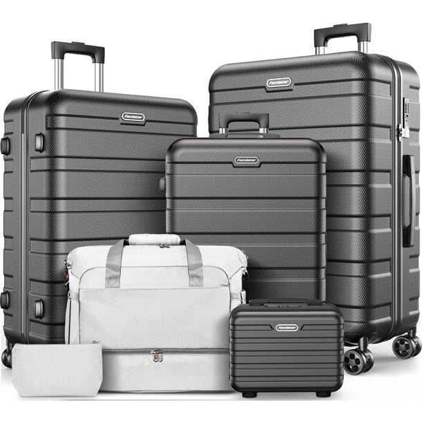 Famistar Clearance Hardside Luggage Sets with 360° Double Spinner