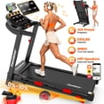 thumbnail image 1 of Electric Folding Treadmill for Home with Adjustable Incline & APP, 9MPH Speed, 330lbs, HiFi Bluetooth Speakers, 3.75HP Foldable Compact Treadmill Walking Running Machine, 1 of 11