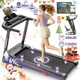 thumbnail image 1 of Treadmill 300 LB Capacity for Home with Incline, Folding Electric Running Walking Treadmill, Portable Treadmill for Home Use, 7.5 MPH, Smart Apps, 64+7 Programs, Bluetooth Speakers, 1 of 14