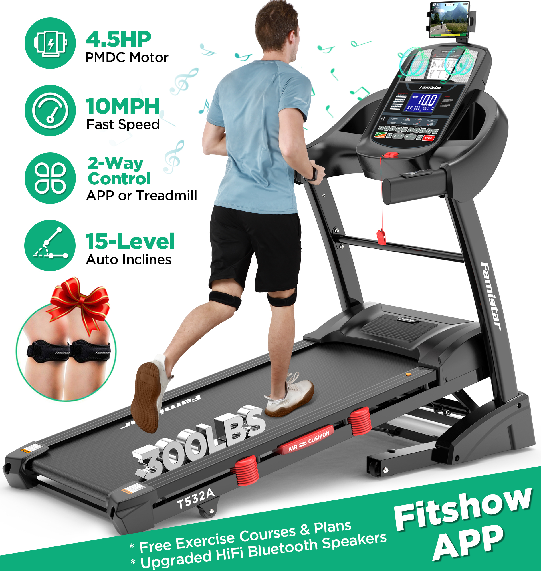 Proform sport 5 0 folding treadmill with smart speed incline controls