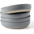 thumbnail image 1 of Famiware Milkyway 4-Piece Stoneware 33 oz Pasta Bowl Set, Dark Gray, 1 of 6