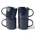 thumbnail image 1 of Famiware Star 4-Piece Stoneware 12 oz Coffee Mug Set, Nebulas Blue, 1 of 7