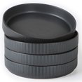 thumbnail image 1 of Famiware Star 8.25'' Pasta Bowls, Large Dinner Bowls Set of 4, Matte Black(Full Glaze), 1 of 7