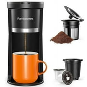 Famiworths Iced and Hot Capsule Coffee Machine for K Cup and Ground  COM-2210IC
