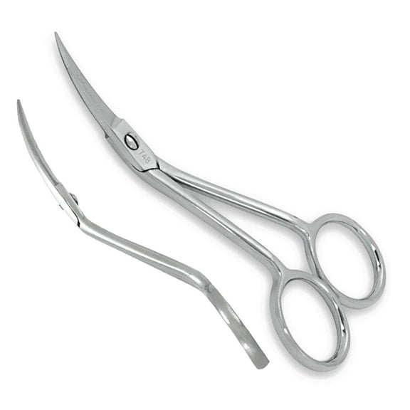 Famore 4in Double Curved Machine Embroidery Scissors