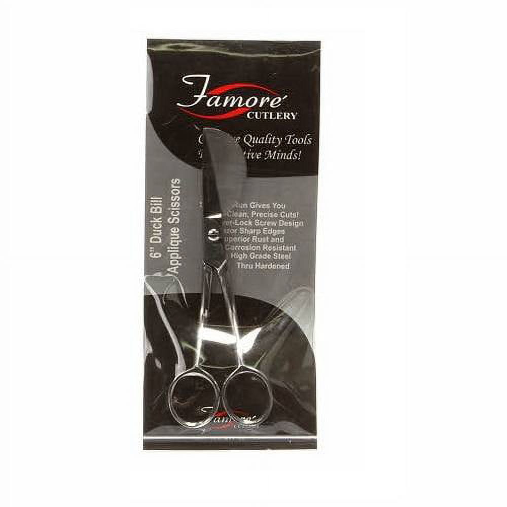 Famore Duckbill Applique Scissor - 6"