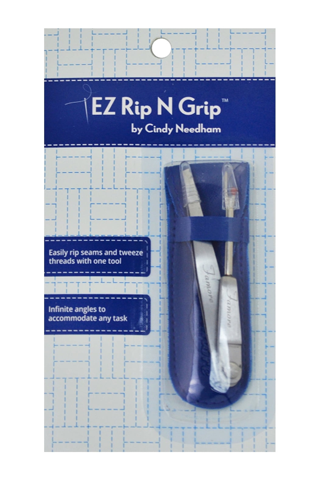 Famore EZ Rip N Grip Tweezer and Seam Ripper - Walmart.com