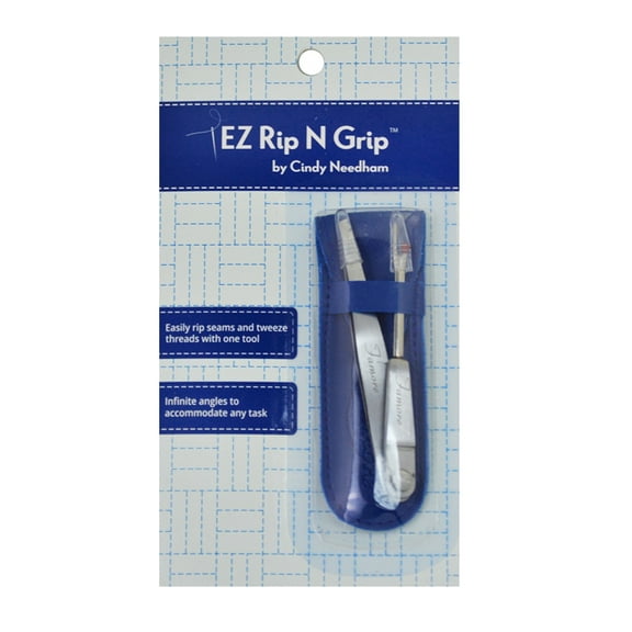 EZ Rip N Grip Tweezer/Seam Ripper Combo by Cindy Needham / Famore Cutlery