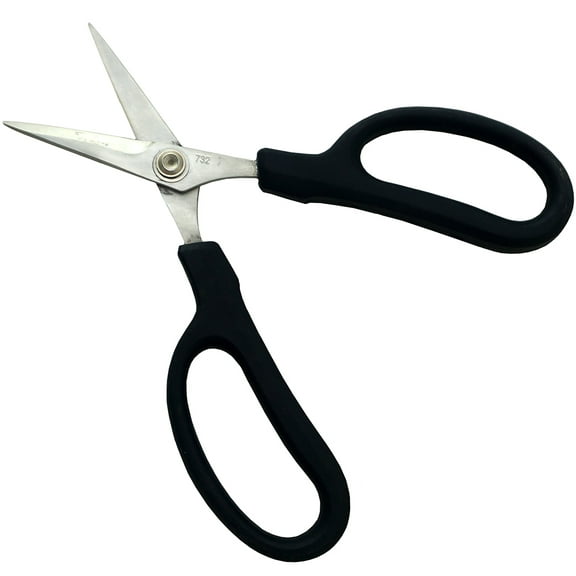 Famore Very Sharp Scissor with Large Blue Comfort Handles 6-1/4in