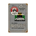 thumbnail image 1 of Famoso FAM003 18 x 12 in. 25Th Ann Bakersfield Vintage Metal Sign, 1 of 1