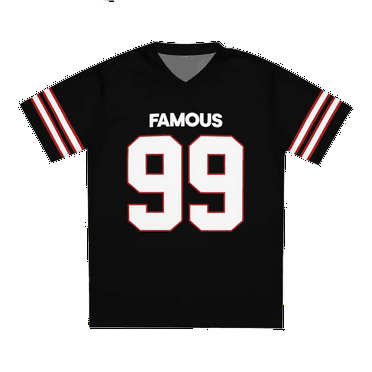 Famous 99 Jersey Concert Outfit trendy  Tshirt  Short Sleeve Vneck  Tshirt Men/women Fan Merch Novelty Tops