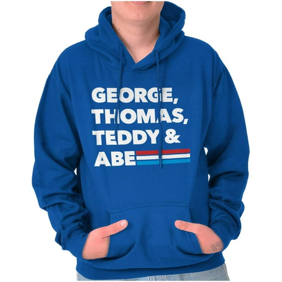 Famous American Monument Presidents Hoodie Sweatshirt Women Men Brisco Brands M