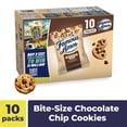 thumbnail image 1 of Famous Amos Classic Chocolate Chip Cookies, Bite-size cookies, Sweet Treats, 10 Pack Box, 1oz Bag, 1 of 18