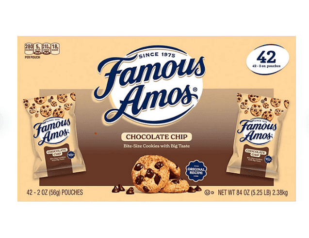 Famous Amos Chocolate Chip Cookies, 2 oz., 42 pk.1