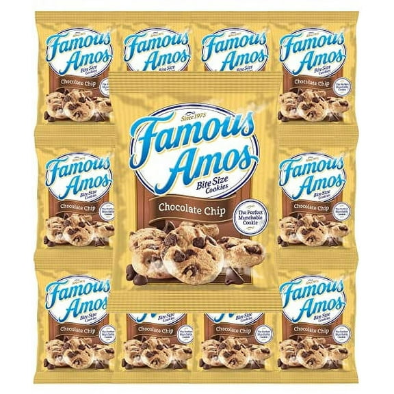 Famous Amos Cookies, 2oz Bags, Pack of 10