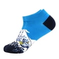 thumbnail image 1 of Famous Art Ankle Socks Color: Great Wave, Size: Large, 1 of 1