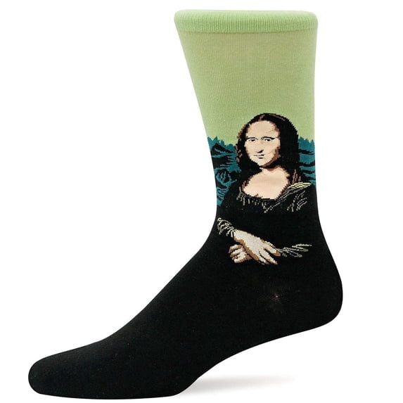 Famous Art Socks (Men's & Women's Sizes) Color: Mona Lisa, Size: Adult Medium