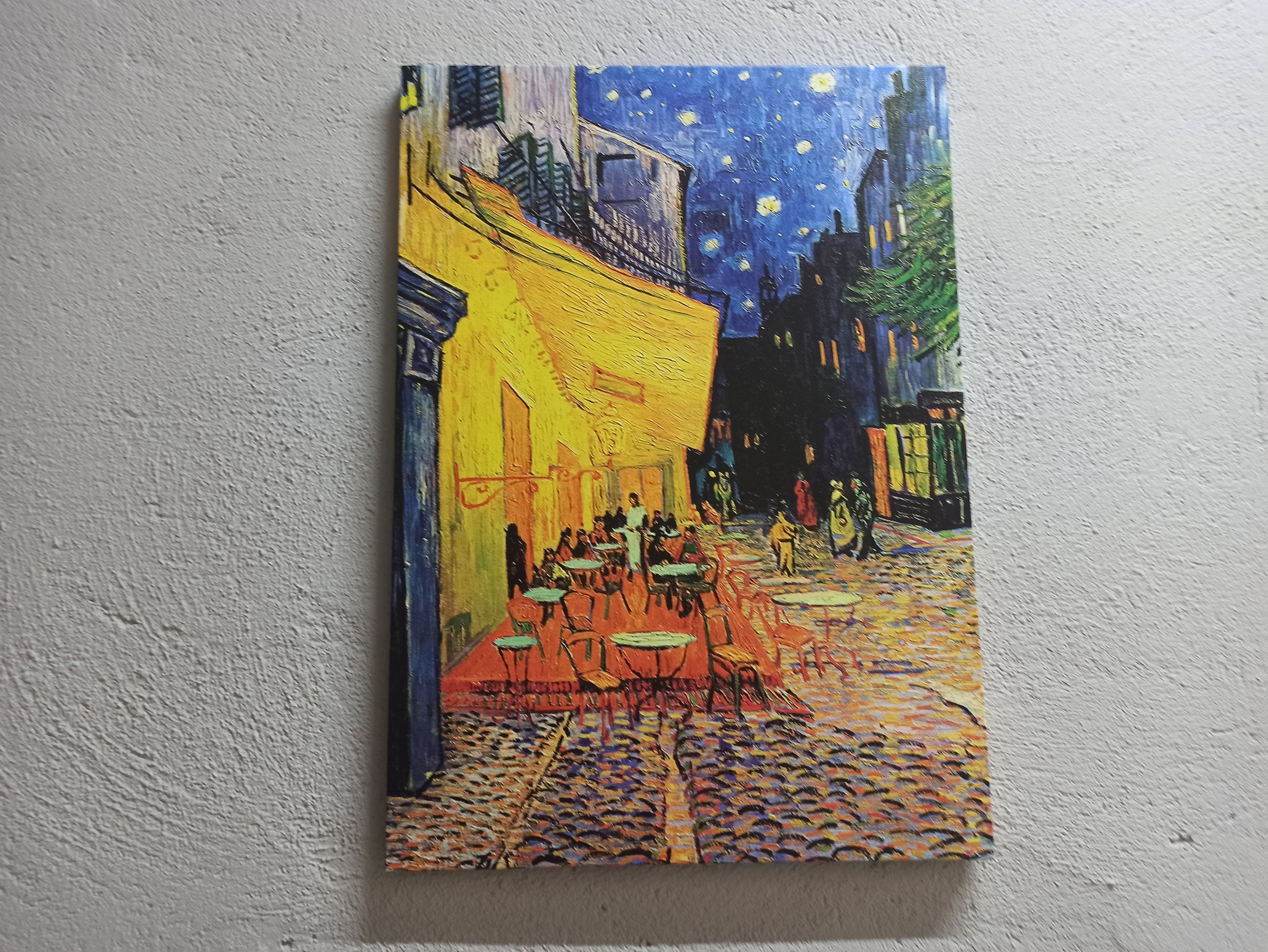 Famous Art, Starry Sky Landscape Art Canvas, Home Decor Poster, Cafe