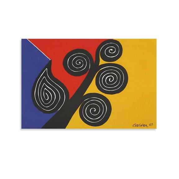 Famous Artist Alexander Calder Autumn Chairish Art Poster Room Aesthetic Poster Print Art Wall Painting Canvas Posters Gifts Modern Bedroom Decor 16x24inch(40x60cm)