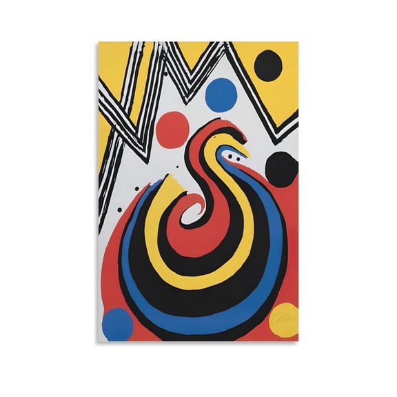 Famous Artist Alexander Calder Girandola Art Poster Room Aesthetic Poster Print Art Wall Painting Canvas Posters Gifts Modern Bedroom Decor 16x24inch(40x60cm)