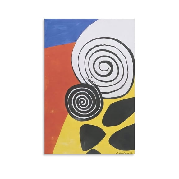 Famous Artist Alexander Calder Untitled (III) Art Poster Art Poster Canvas Painting Decor Wall Print Photo Gifts Home Modern Decorative Posters 12x18inch(30x45cm)