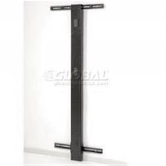 Famous Brand 239128BK 72 H In. Wall Mount Post Black