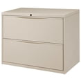 thumbnail image 1 of Famous Brand LF-36-2D-PUTTY 36 Premium Lateral File Cabinet 2 Drawer Putty, 1 of 7