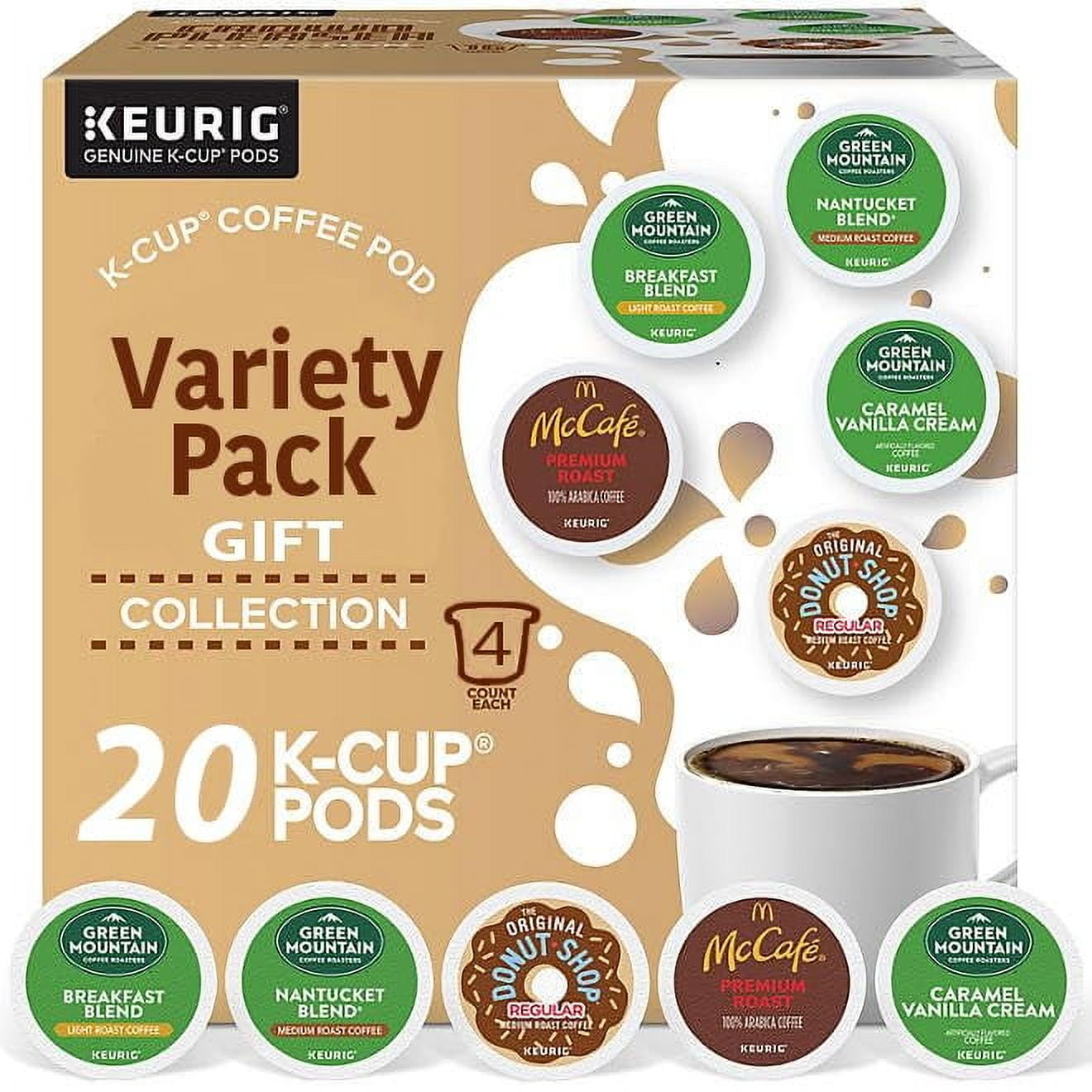Famous Brands K-Cups Variety Pack | Gift Box | Single Serve Pods ...