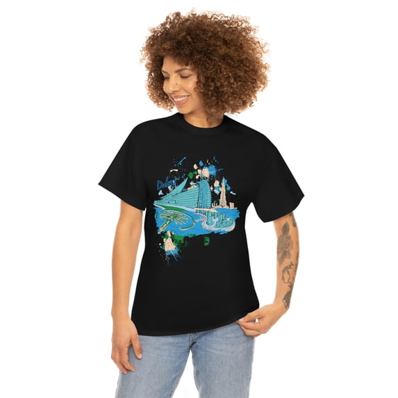 Famous Cities and Place Dubai Unisex Heavy Cotton Tee
