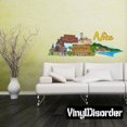thumbnail image 1 of Famous City Nice Wall Decal - Vinyl Car Sticker - Uscolor090 - 25 Inches, 1 of 1
