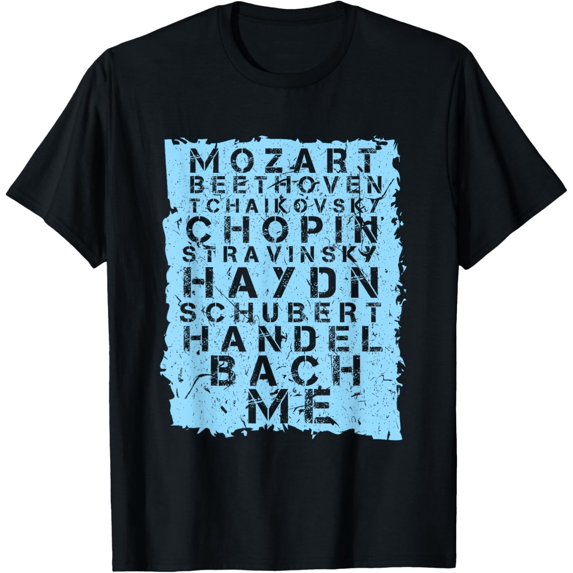 Famous Classical Music Composer Gift Musician Mozart T-Shirt