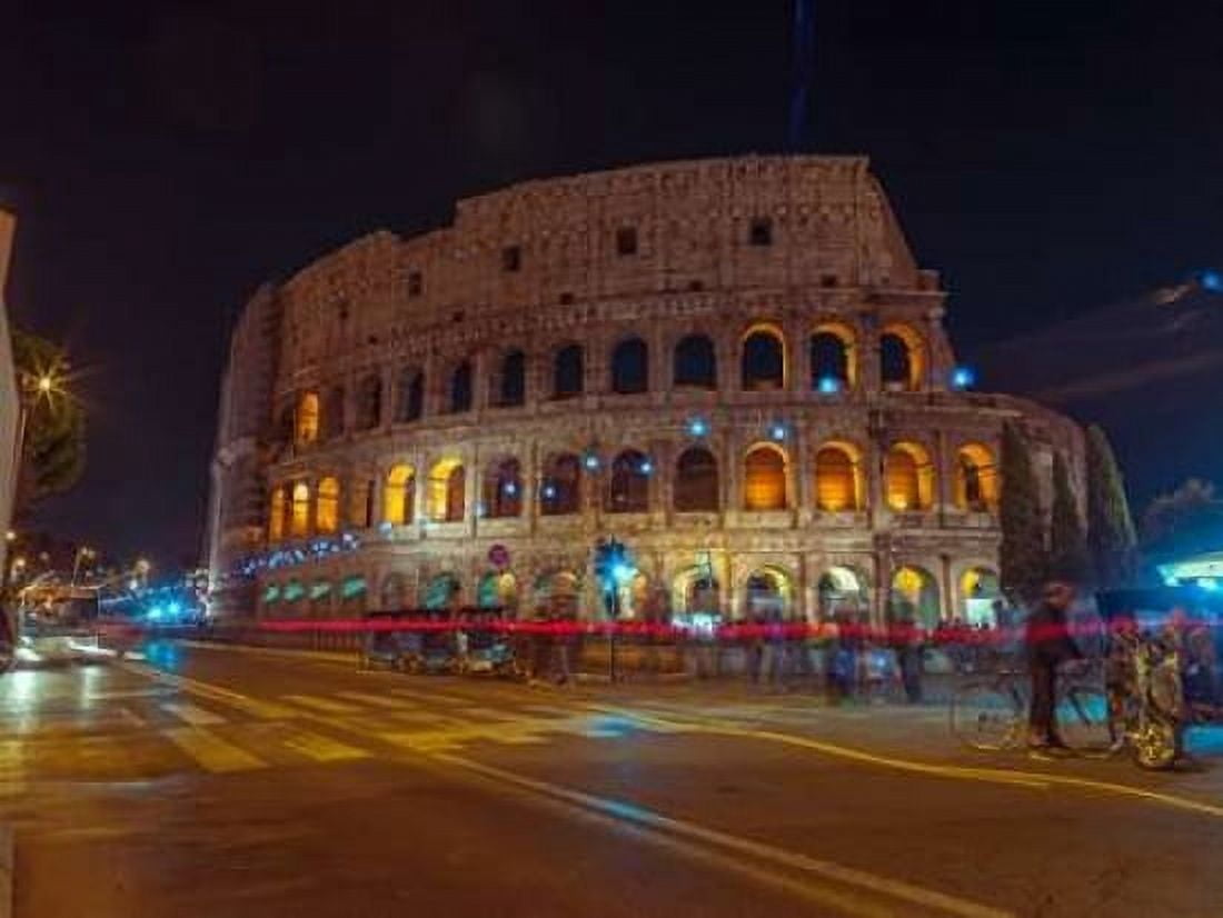 Famous Colosseum in Rome Italy Canvas Art - Assaf Frank (18 x 24)