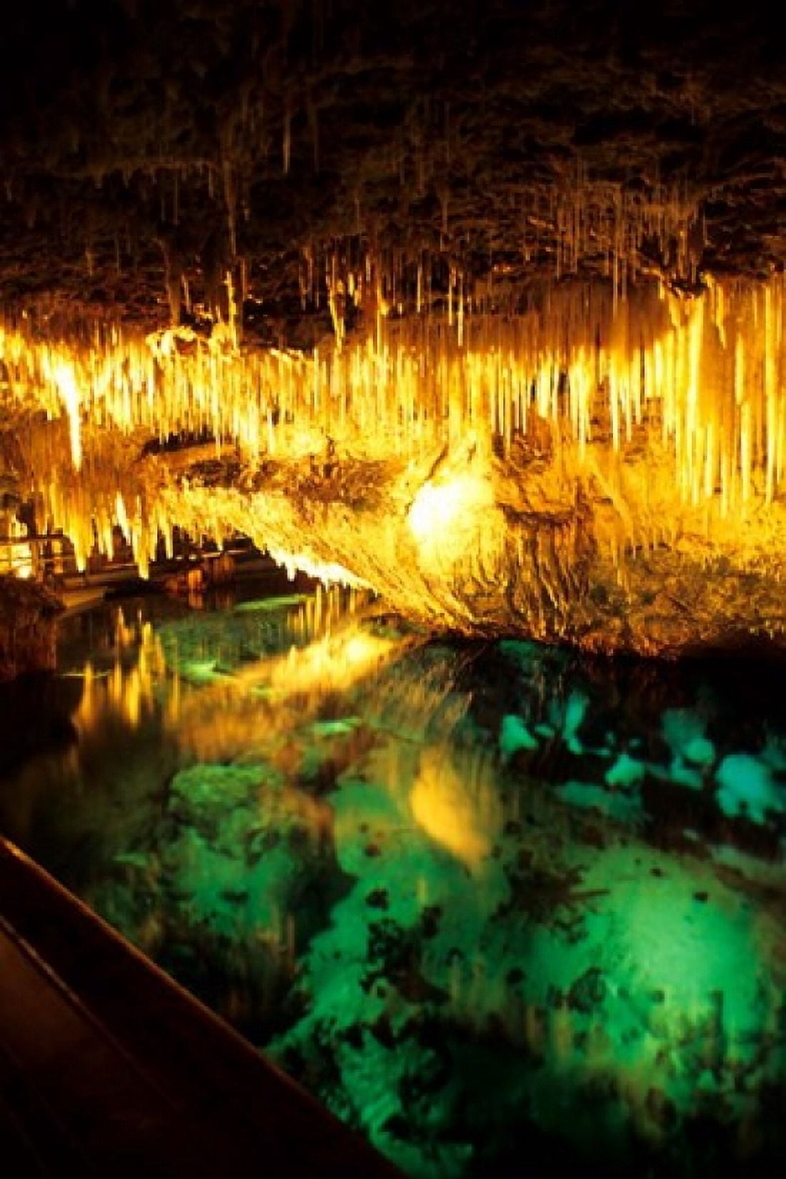Famous Crystal Caves Bermuda Canvas Art - Bill Bachmann DanitaDelimont (25 x 37)