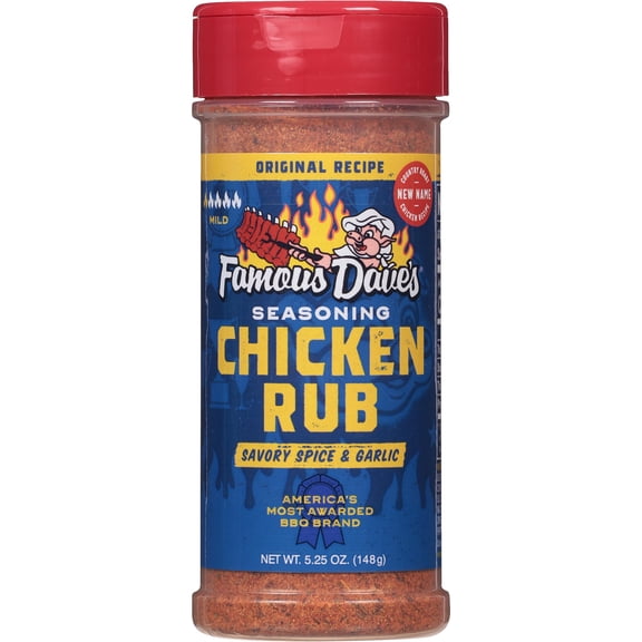 Famous Dave's - 1 pck, Chicken Rub Seasoning (5.25 oz.) H1