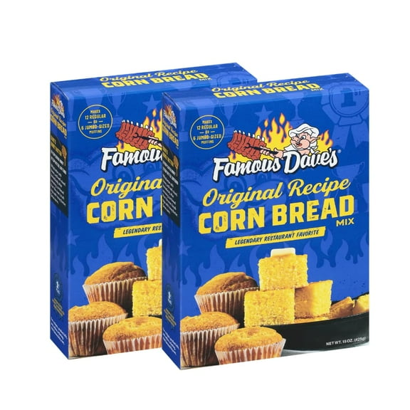 Famous Dave's - 2 pck Original Recipe Corn Bread Mix (30 oz.)