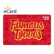 Famous Dave’s $25 eGift Card