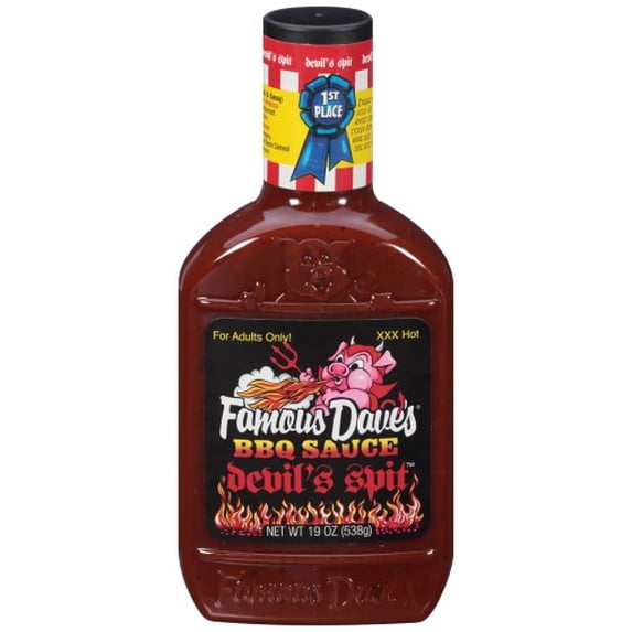 Famous Dave's BBQ Sauce Devil's Spit (Pack of 2)