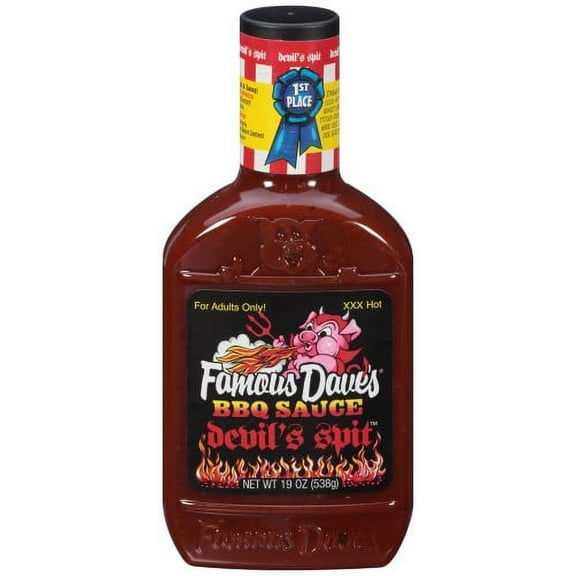 Famous Dave's BBQ Sauce Devil's Spit (Pack of 8)