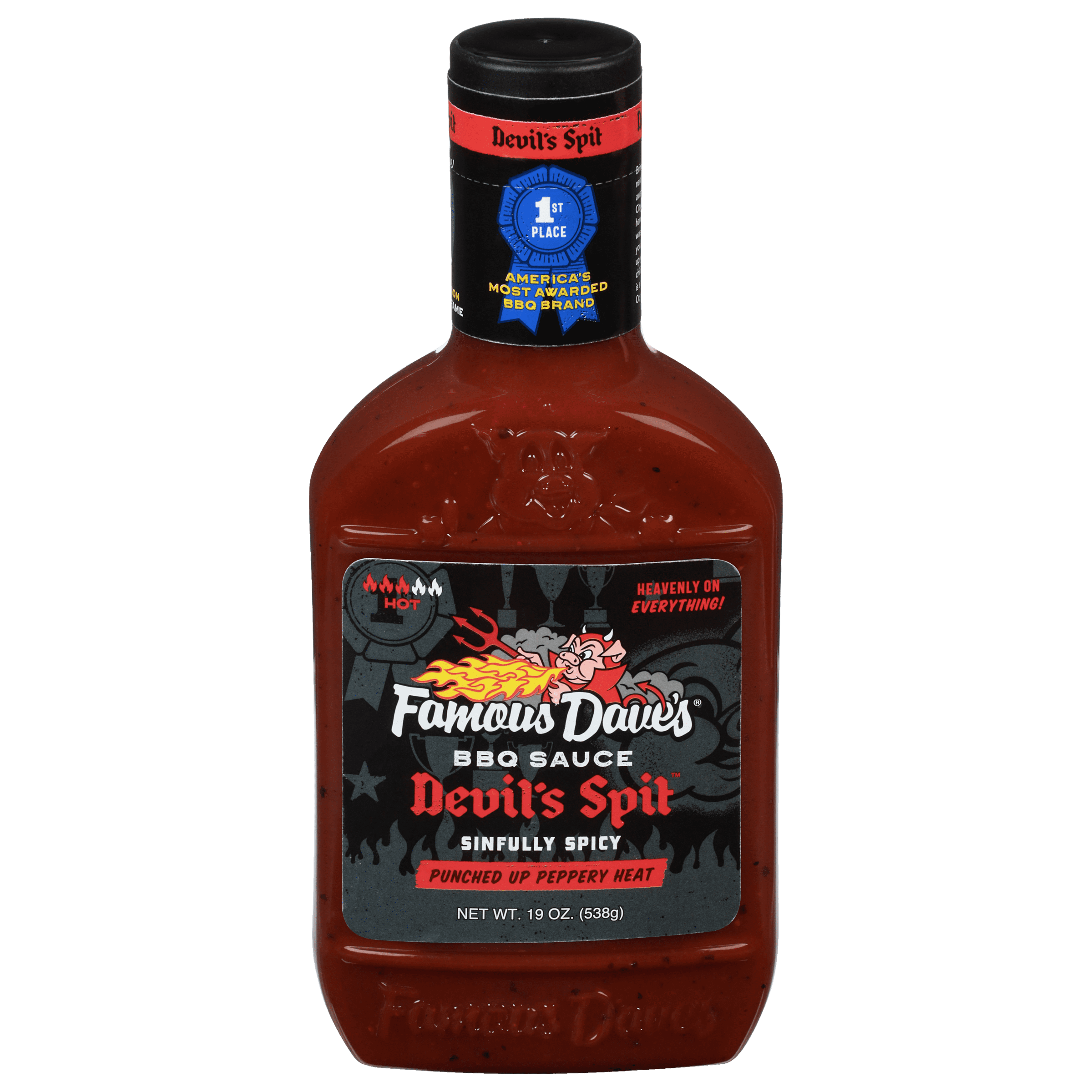 Famous Dave's Devil's Spit BBQ Sauce, 19 oz - Walmart.com